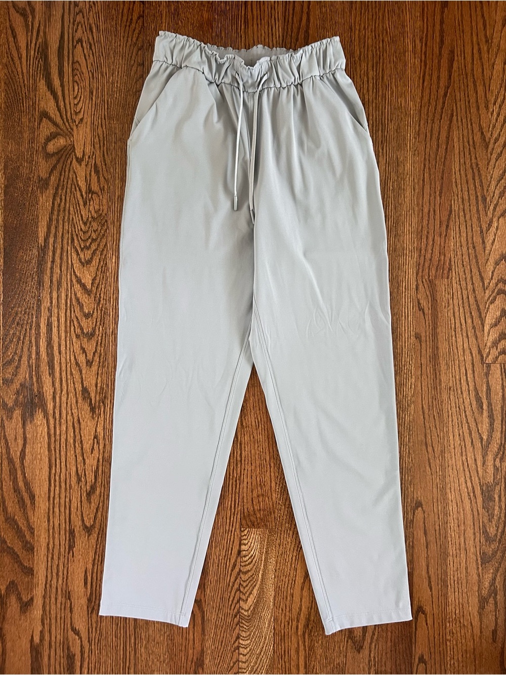 Lululemon Light Gray Drawstring Pants